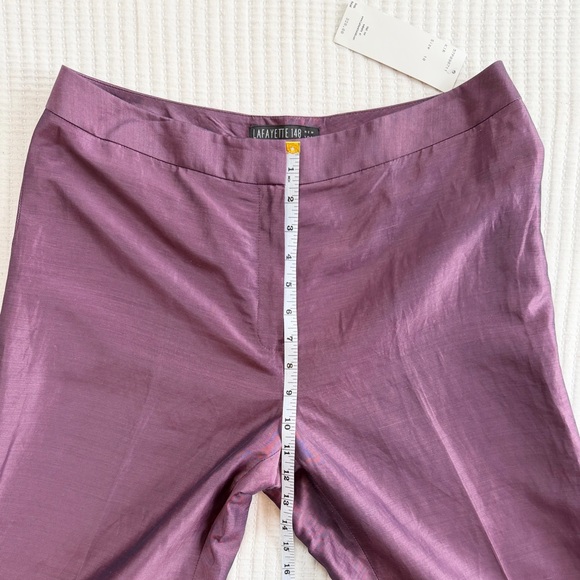 Lafayette 148 New York Women's Gates Straight Leg Pants in Kir - Picture 7 of 9